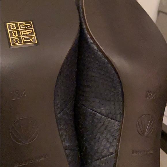 NEW COCLICO Wumo salmon skin pitch marino low heel - Picture 8 of 12